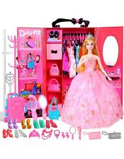 ARMADIO PER BARBIE COMPLETO DI