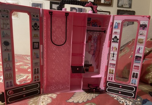 Mattel barbie rosa - rosa, armadio