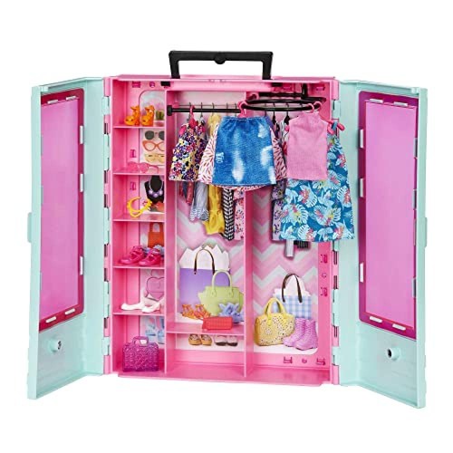 Barbie playset armadio con 3 - playset,
